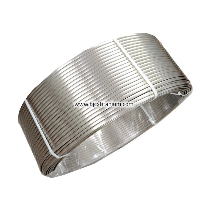 Flattråd av ren titan